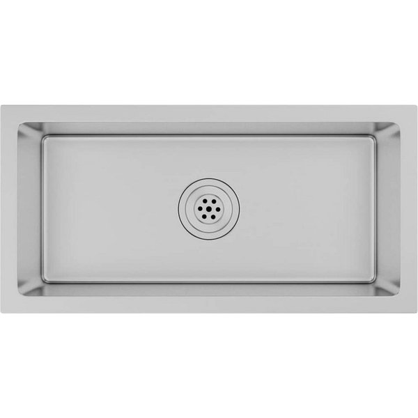 vidaXL Einbauspüle Handgemachte Einbauspüle Edelstahl, 30/60 cm