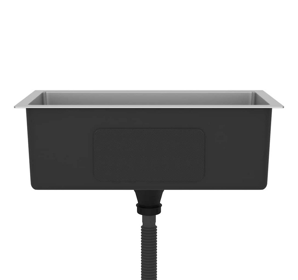 vidaXL Einbauspüle Handgemachte Einbauspüle Edelstahl, 30/60 cm – Bild 5 von 5