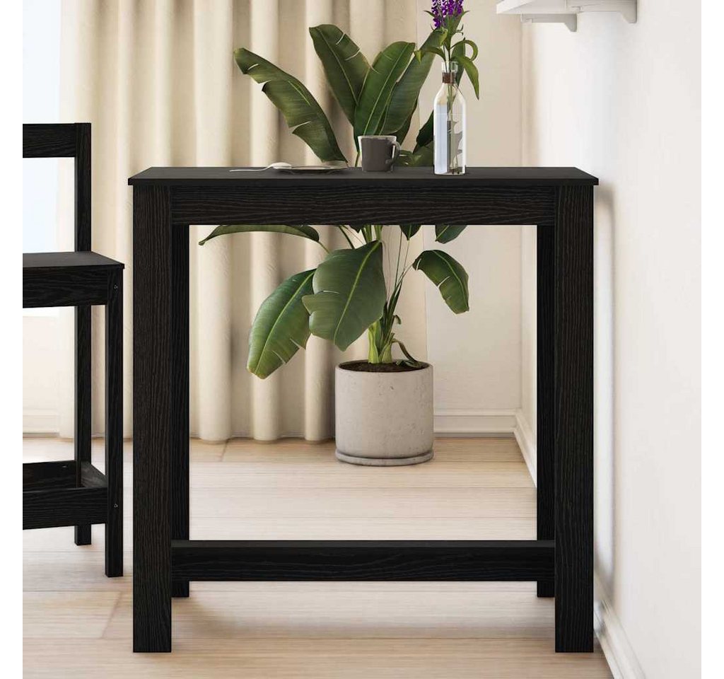 vidaXL Esstisch Bartisch 102 x 50 x 103,5 cm Holzwerkstoff Schwarz Eichen-Optik (1-St) – Bild 2 von 5
