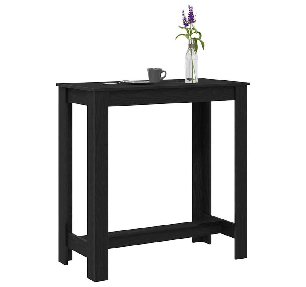 vidaXL Esstisch Bartisch 102 x 50 x 103,5 cm Holzwerkstoff Schwarz Eichen-Optik (1-St) – Bild 3 von 5