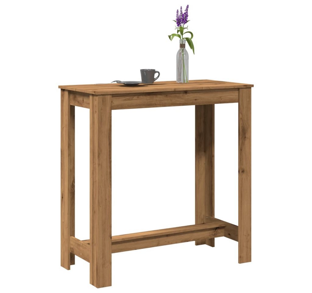 vidaXL Esstisch Bartisch Artisan-Eiche 102x50x103,5 cm Holzwerkstoff (1-St) – Bild 2 von 5