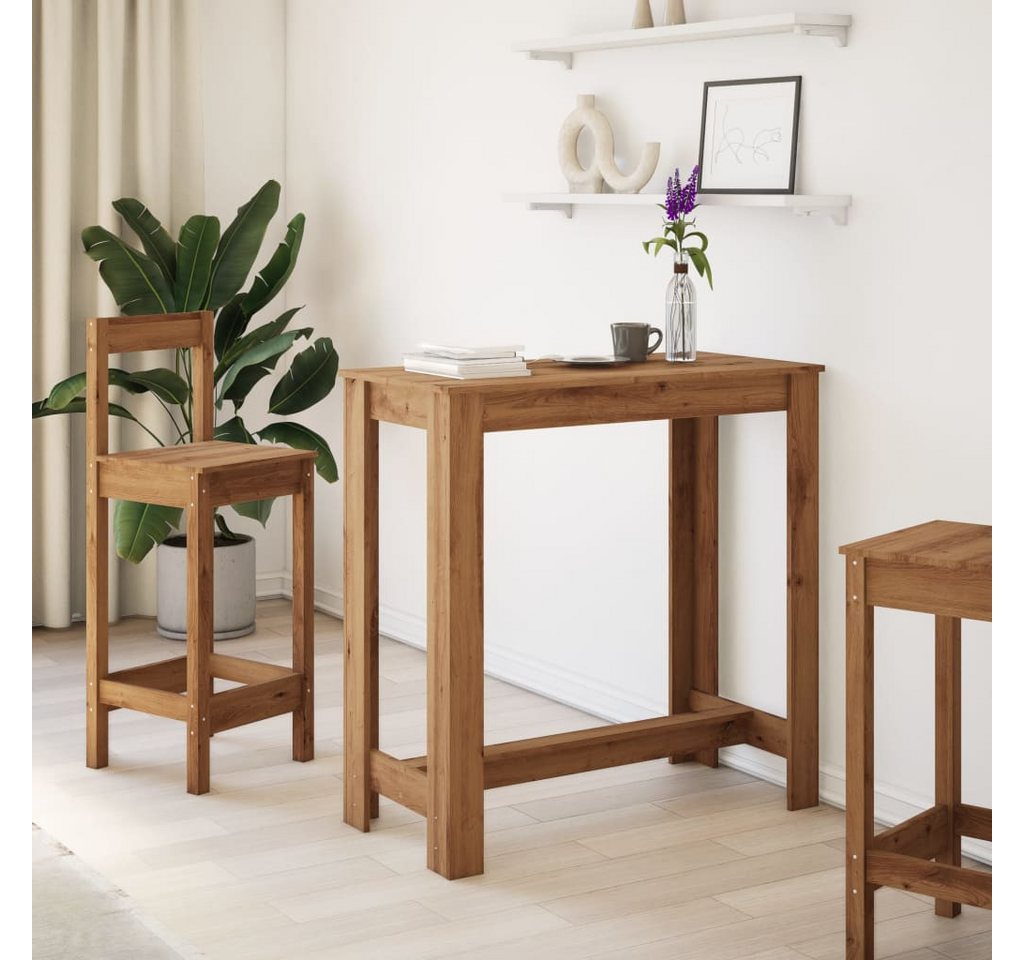 vidaXL Esstisch Bartisch Artisan-Eiche 102x50x103,5 cm Holzwerkstoff (1-St) – Bild 3 von 5