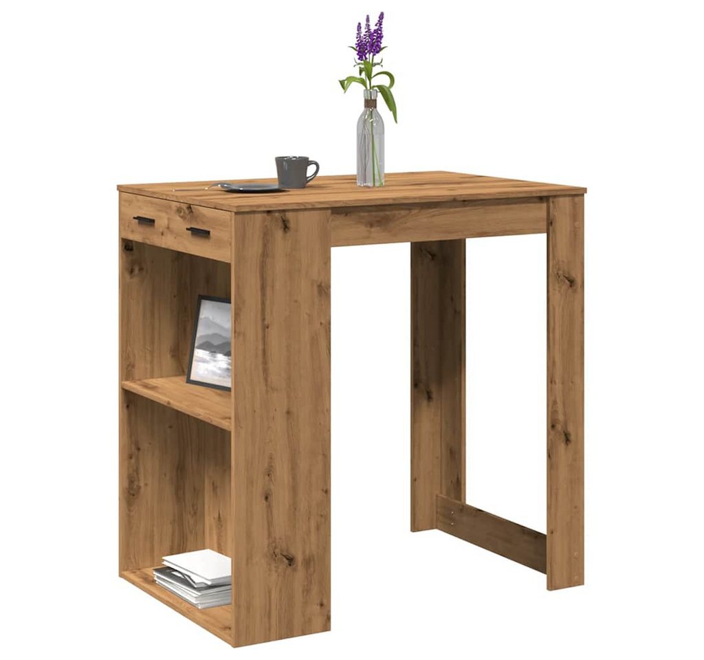 vidaXL Esstisch Bartisch Artisan-Eiche 102x70x103,5 cm Holzwerkstoff (1-St) – Bild 2 von 5