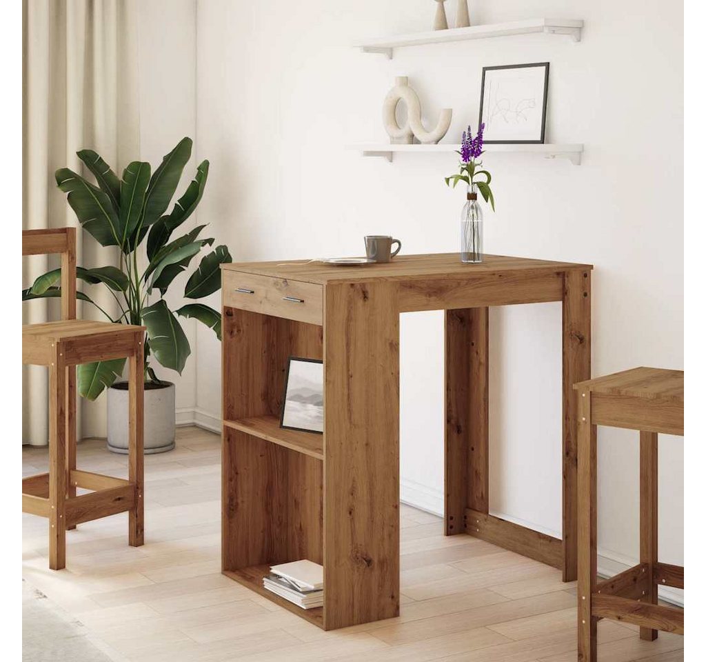 vidaXL Esstisch Bartisch Artisan-Eiche 102x70x103,5 cm Holzwerkstoff (1-St) – Bild 3 von 5