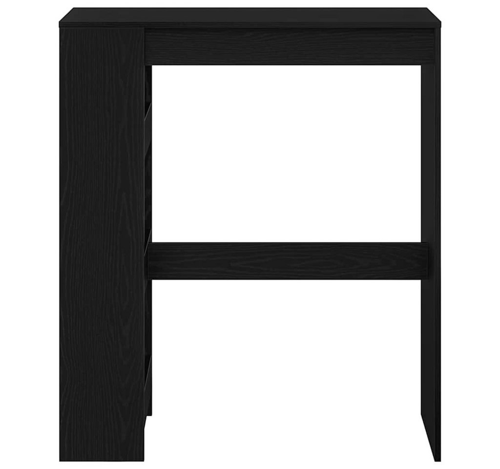 vidaXL Esstisch Bartisch mit Regal Schwarz Eichen-Optik 90x40x103,5 cm (1-St) – Bild 5 von 5