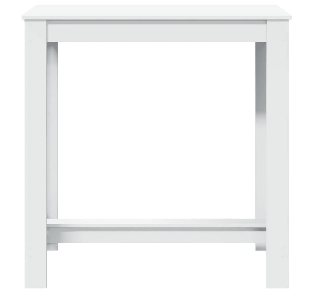 vidaXL Esstisch Bartisch Weiß 102x50x103,5 cm Holzwerkstoff (1-St) – Bild 4 von 5