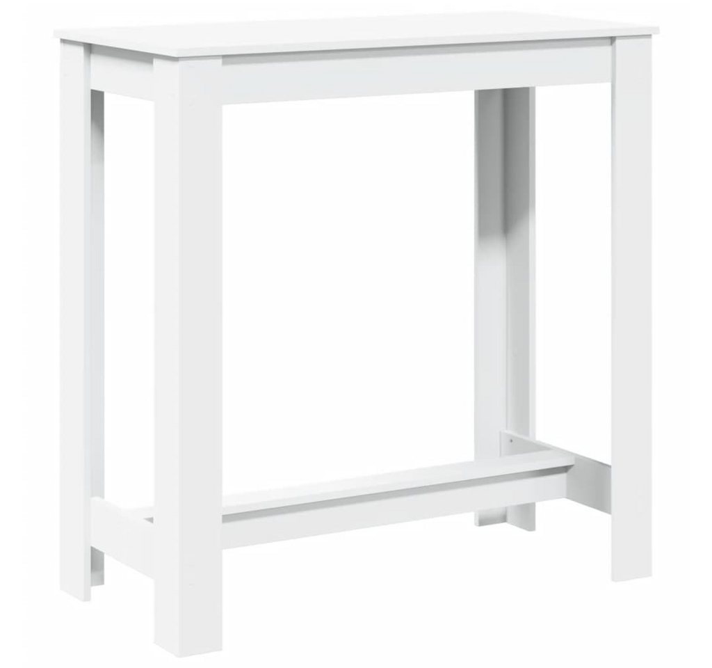 vidaXL Esstisch Bartisch Weiß 102x50x103,5 cm Holzwerkstoff (1-St) – Bild 5 von 5