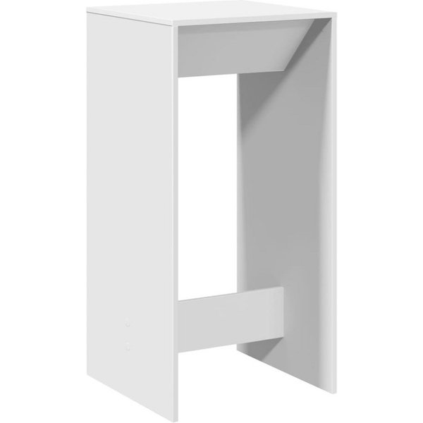 vidaXL Esstisch Bartisch Weiß 51x50x103,5 cm Holzwerkstoff (1-St)