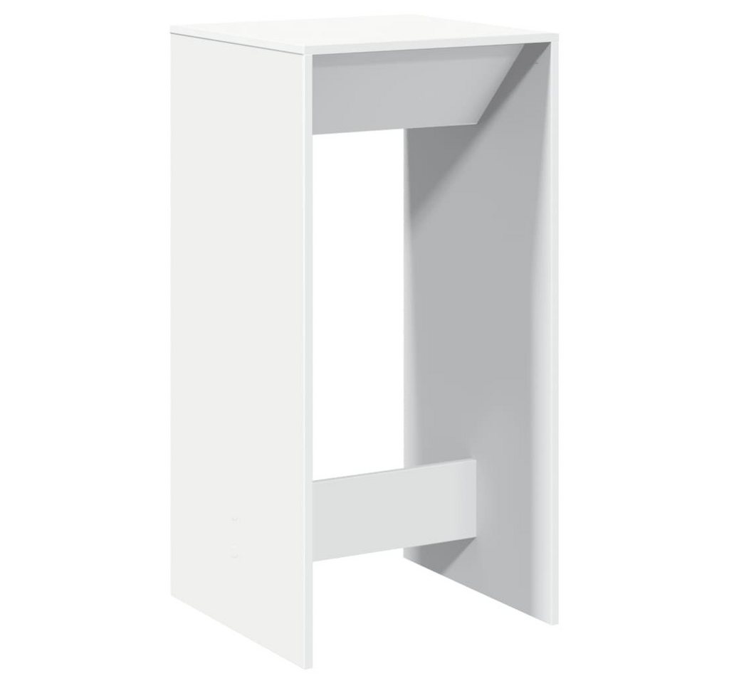 vidaXL Esstisch Bartisch Weiß 51x50x103,5 cm Holzwerkstoff (1-St) – Bild 5 von 5