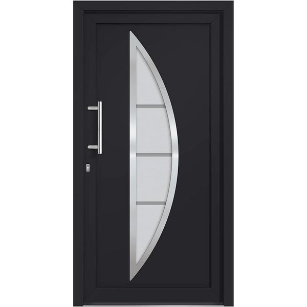 vidaXL Haustür Haustür Anthrazit 98x208 cm (1-St)