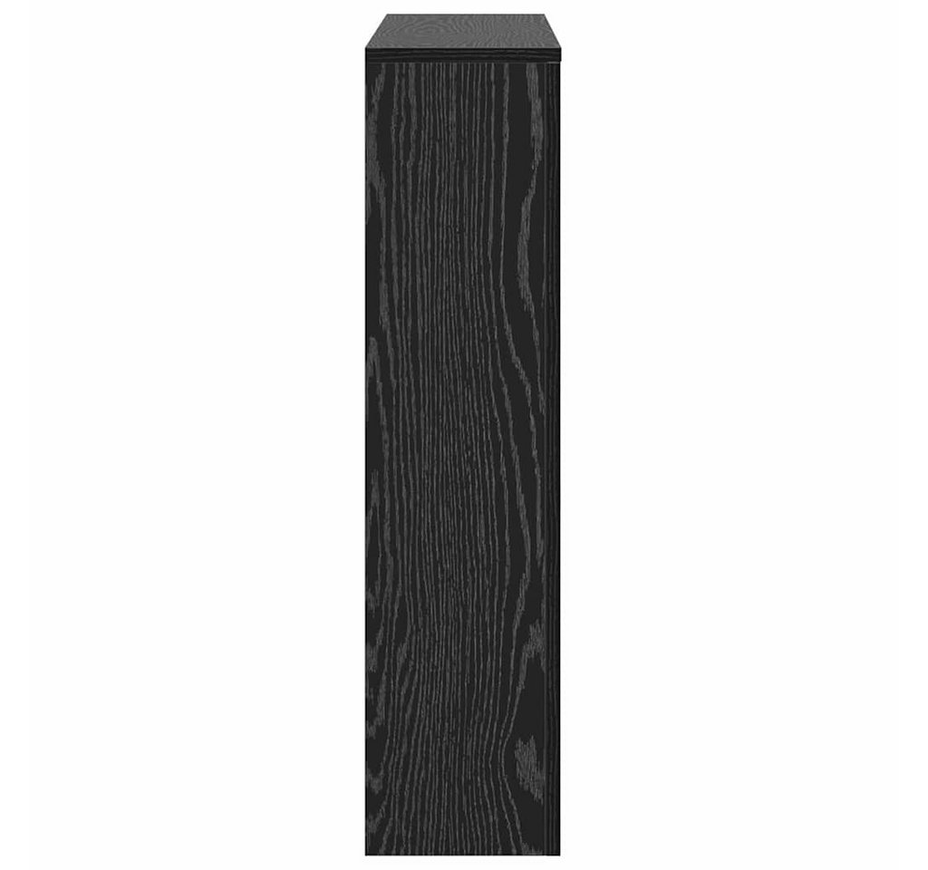 vidaXL Heizkörper Heizkörperabdeckung Schwarz Eichen-Optik 104 x 20 x 82 cm – Bild 5 von 5