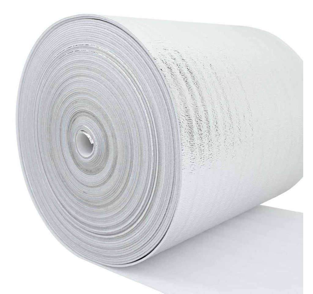 vidaXL Heizkörper Heizkörper-Reflektorfolie Silber 10 x 0,5 m Polyethylen – Bild 2 von 5