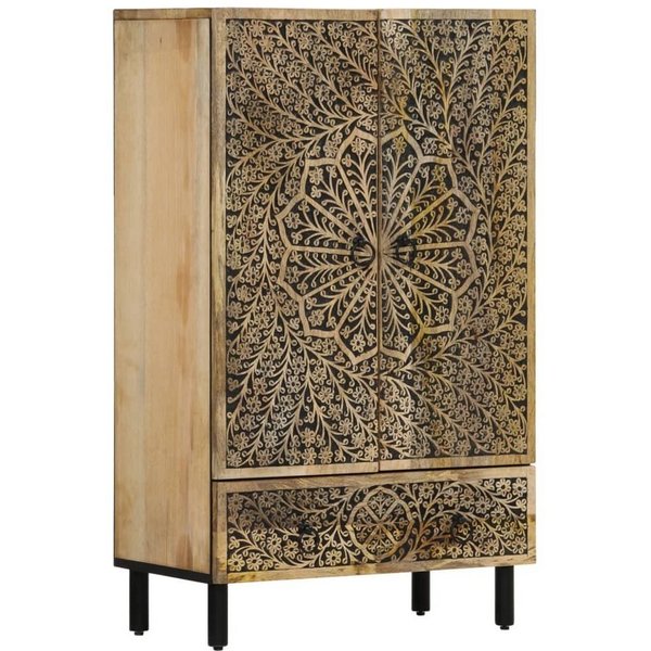 vidaXL Highboard Highboard 60x33x100 cm Massivholz