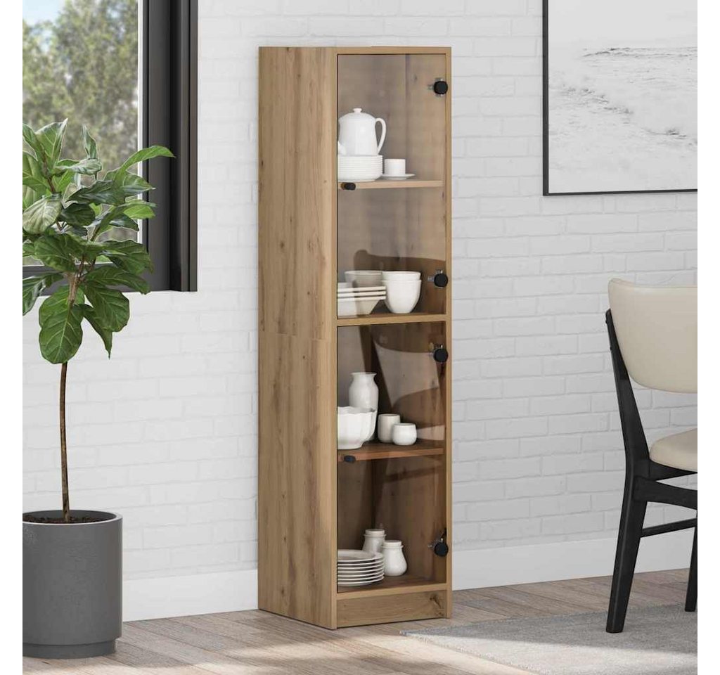 vidaXL Highboard Highboard Artisan-Eiche 35 x 37 x 142 cm Holzwerkstoff (1 St) – Bild 2 von 5