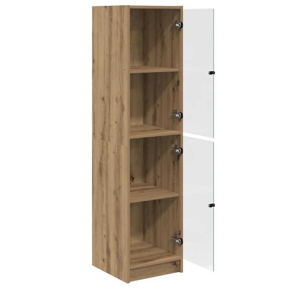 vidaXL Highboard Highboard Artisan-Eiche 35 x 37 x 142 cm Holzwerkstoff (1 St) – Bild 5 von 5