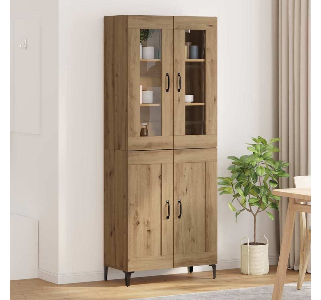 vidaXL Highboard Highboard Artisan-Eiche 69,5 x 34 x 180 cm Holzwerkstoff (1 St) – Bild 2 von 5