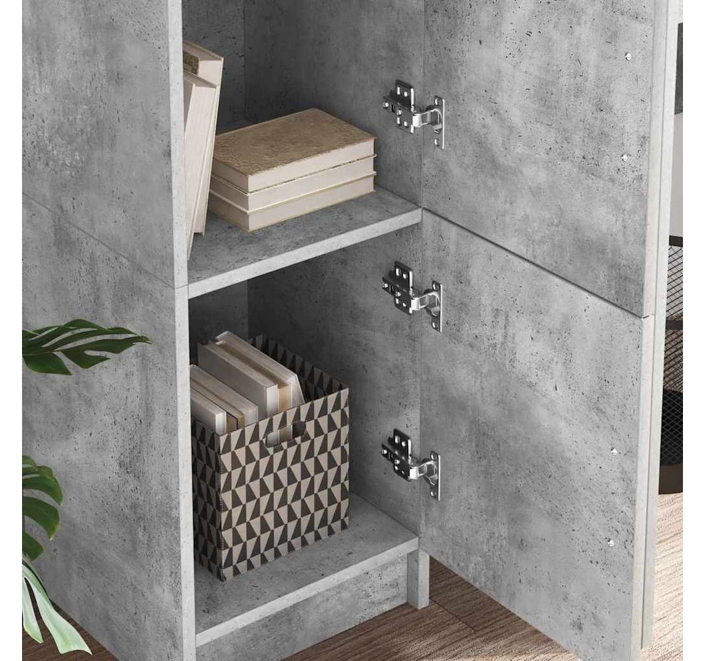 vidaXL Highboard Highboard Beton Grau 31,5 x 32 x 122,5 cm (1 St) – Bild 4 von 5