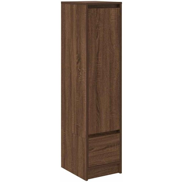 vidaXL Highboard Highboard Braun Eichen-Optik 29,5x34x119,5 cm Holzwerkstoff (1 St)