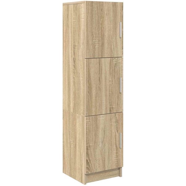 vidaXL Highboard Highboard Sonoma-Eiche 31,5 x 32 x 122,5 cm (1 St)