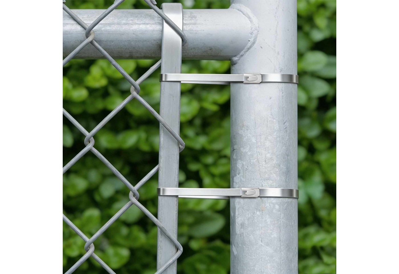 vidaXL Kabelbinder Kabelbinder 25 stk. 7,9 x 300 mm Silber (25-St) – Bild 4 von 5