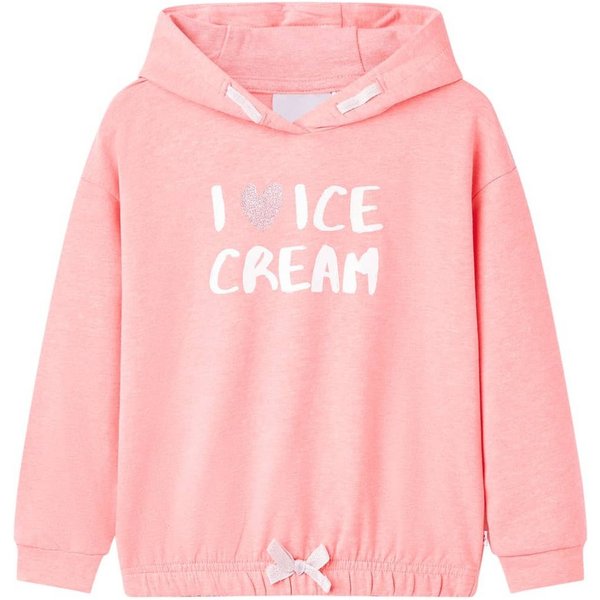 vidaXL Kapuzenpullover Kinder-Kapuzenpullover Hellrosa 116