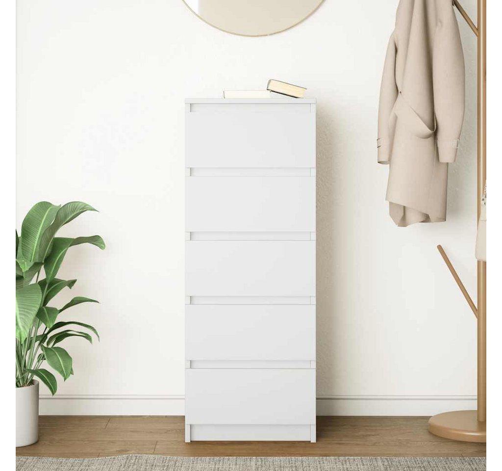 vidaXL Kommode NA Kommode Sideboard mit 5 Schubladen aus Holzwerkstoff 37,5x35x99 cm – Bild 3 von 5