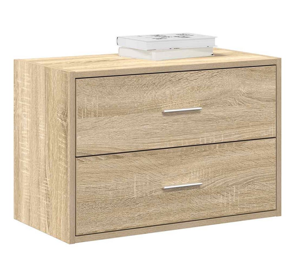 vidaXL Kommode Schrank mit 2 Schubladen Sonoma-Eiche 60x31x40cm Holzwerkstoff (1 St) – Bild 2 von 5