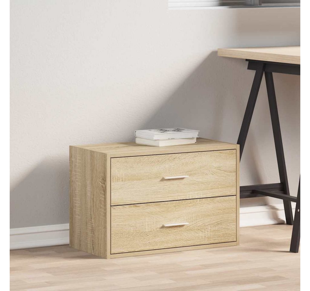 vidaXL Kommode Schrank mit 2 Schubladen Sonoma-Eiche 60x31x40cm Holzwerkstoff (1 St) – Bild 3 von 5