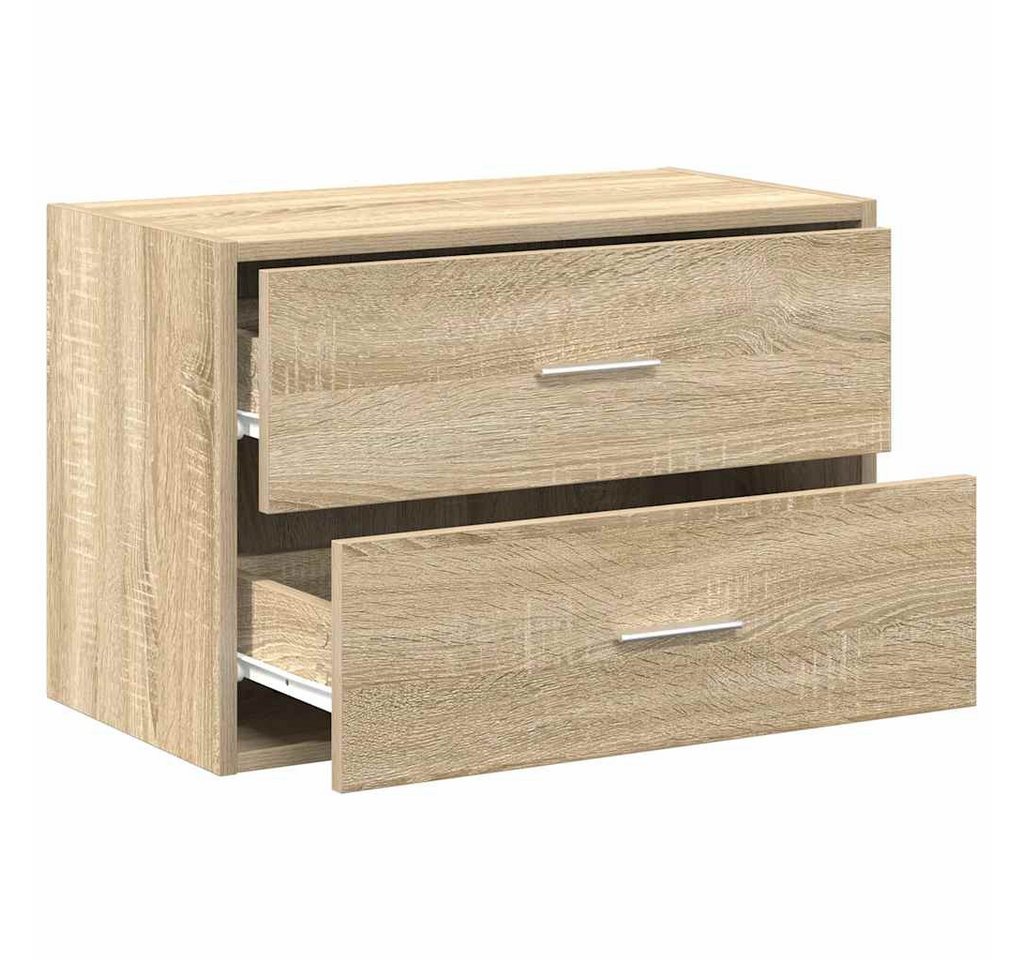 vidaXL Kommode Schrank mit 2 Schubladen Sonoma-Eiche 60x31x40cm Holzwerkstoff (1 St) – Bild 5 von 5