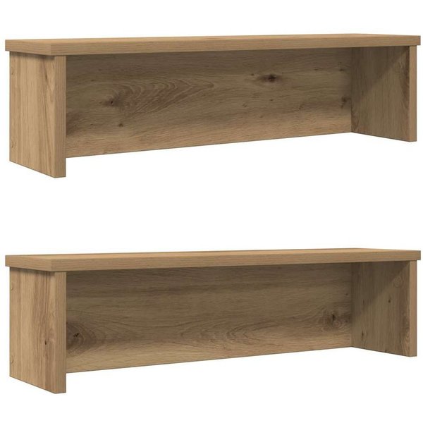 vidaXL Küchenregal Küchenregale Stapelbar 2 Stk. Artisan-Eiche 60x15x16 cm, 2-tlg.