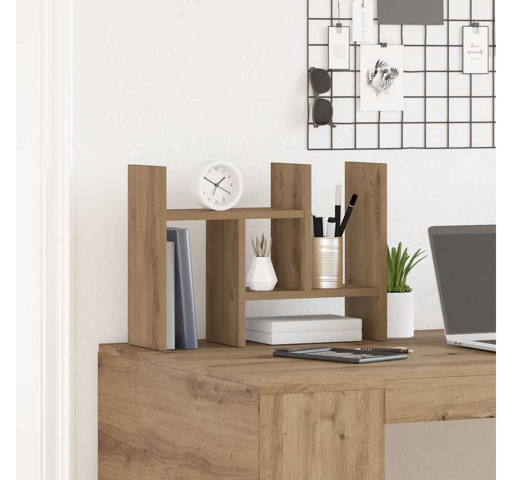vidaXL Organizer Schreibtisch Organizer Artisan-Eiche 34,5 x 15,5 x 35,5 cm (1 St) – Bild 4 von 5