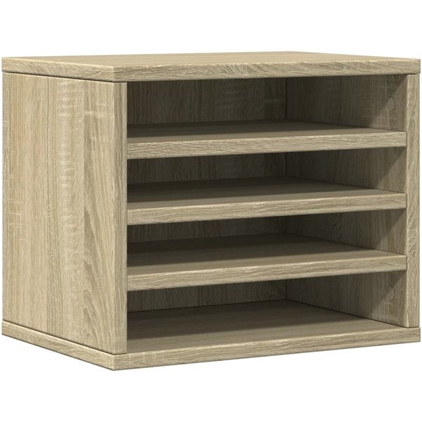 vidaXL Organizer Schreibtisch-Organizer Sonoma-Eiche 36x26x29,5 cm Holzwerkstoff