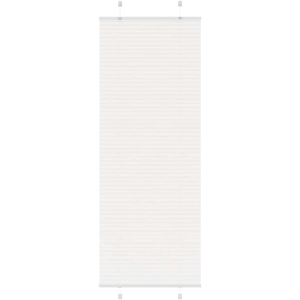 vidaXL Plissee, Plissee Weiß 70x200 cm Stoffbreite 69,4 cm Polyester