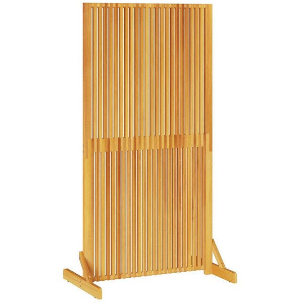 vidaXL Raumteiler Sichtschutz Braun 79,5 x 50 x 150 cm Massivholz, 1-tlg.