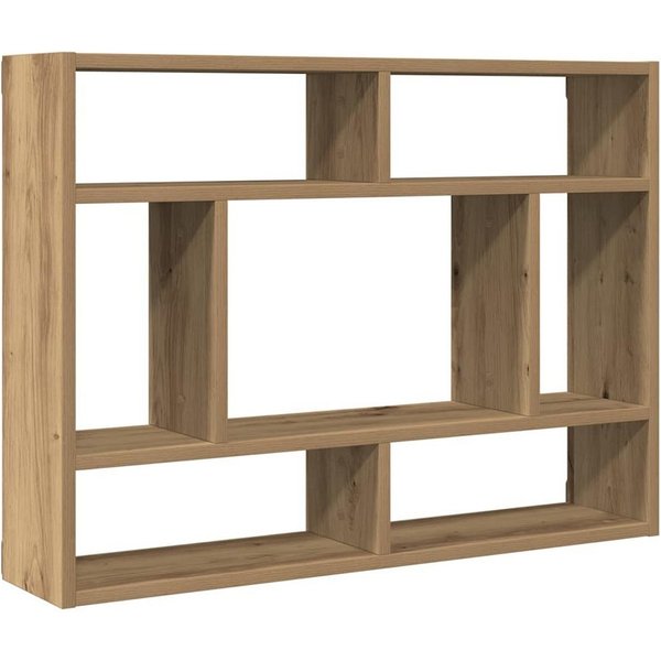 vidaXL Regal Wandregal Artisan-Eiche 75x16x55 cm Holzwerkstoff, 1-tlg.