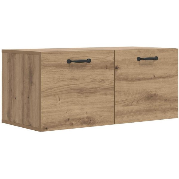 vidaXL Regal Wandschrank Wandhalterung Artisan-Eiche 80 x 36,5 x 35 cm, 1-tlg., Wandschrank Wandhalterung Artisan-Eiche 80 x 36,5 x 35 cm