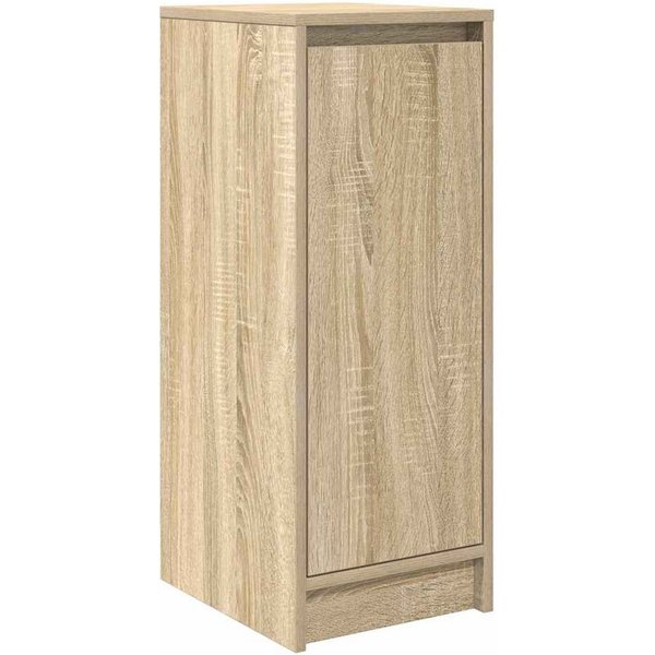 vidaXL Schuhregal Schuhschrank Sonoma-Eiche 29,5x34x76 cm Holzwerkstoff, 1-tlg.
