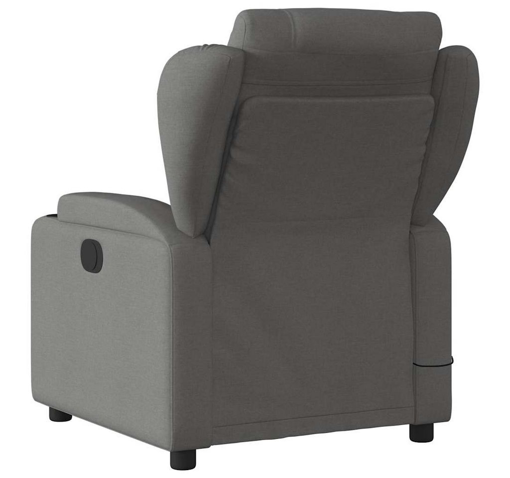 vidaXL Sessel Massage-Relaxsessel, Stoff, Dunkelgrau (1-St) – Bild 4 von 5
