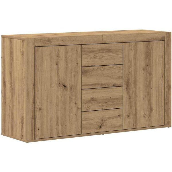 vidaXL Sideboard Sideboard Artisan-Eiche 120 x 36 x 69 cm Holzwerkstoff (1 St)