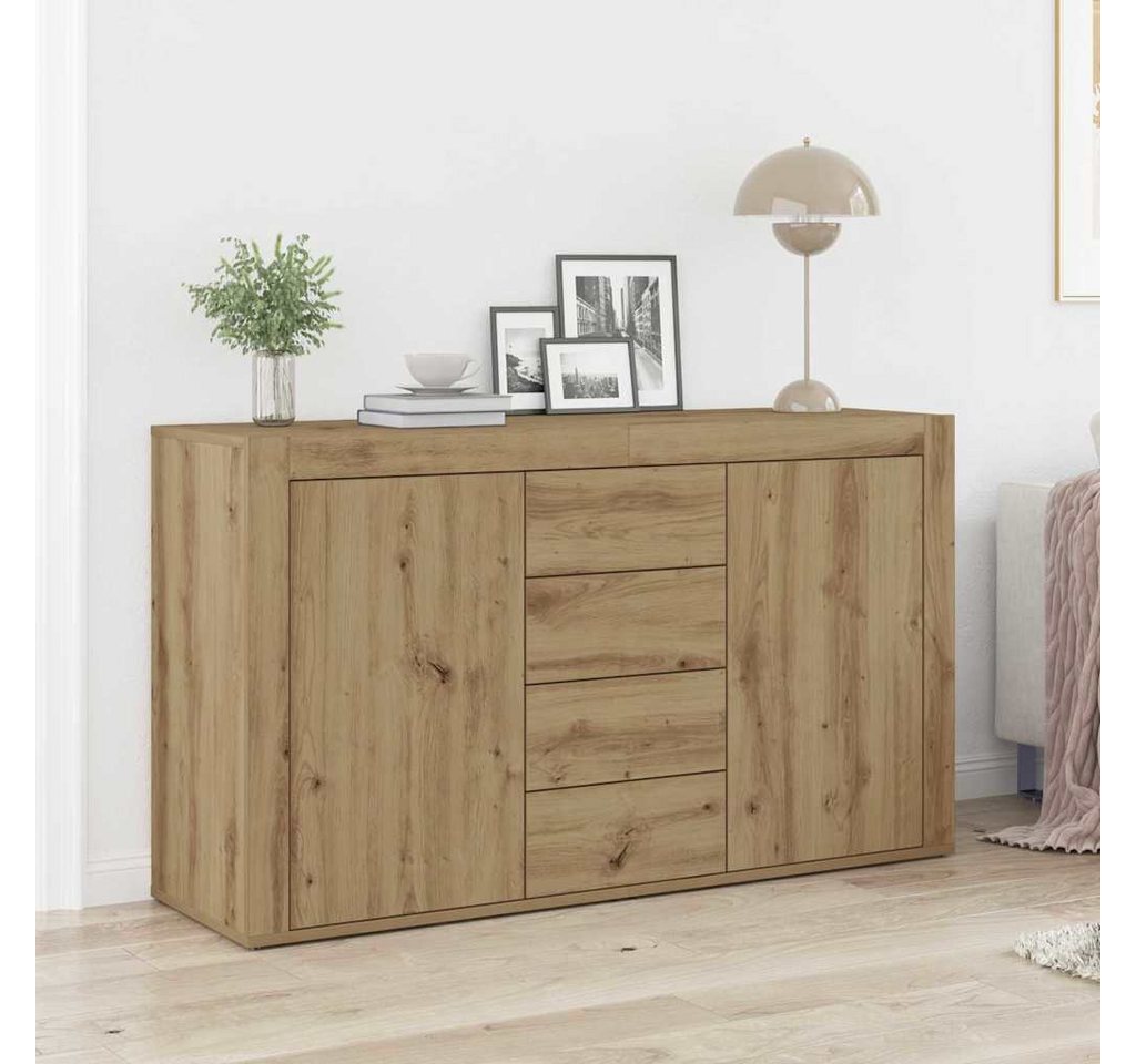 vidaXL Sideboard Sideboard Artisan-Eiche 120 x 36 x 69 cm Holzwerkstoff (1 St) – Bild 2 von 5