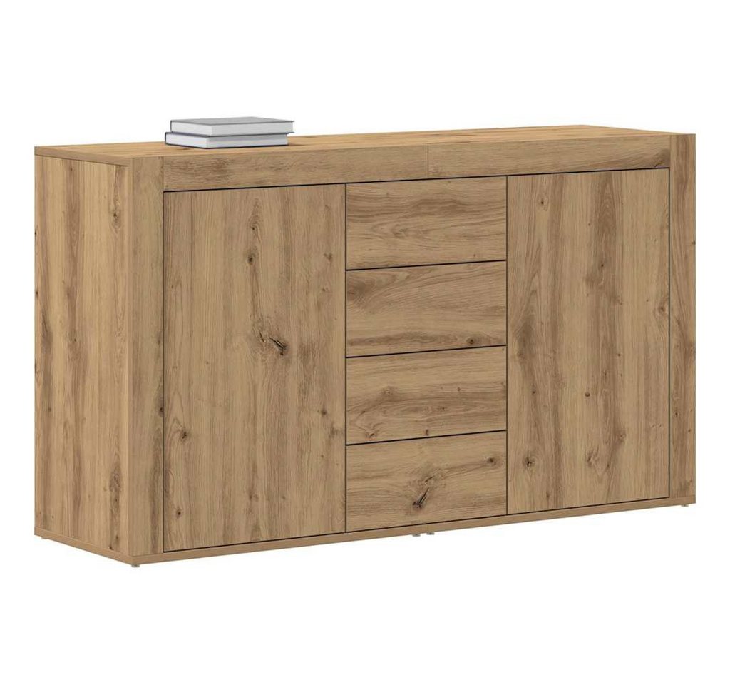 vidaXL Sideboard Sideboard Artisan-Eiche 120 x 36 x 69 cm Holzwerkstoff (1 St) – Bild 3 von 5