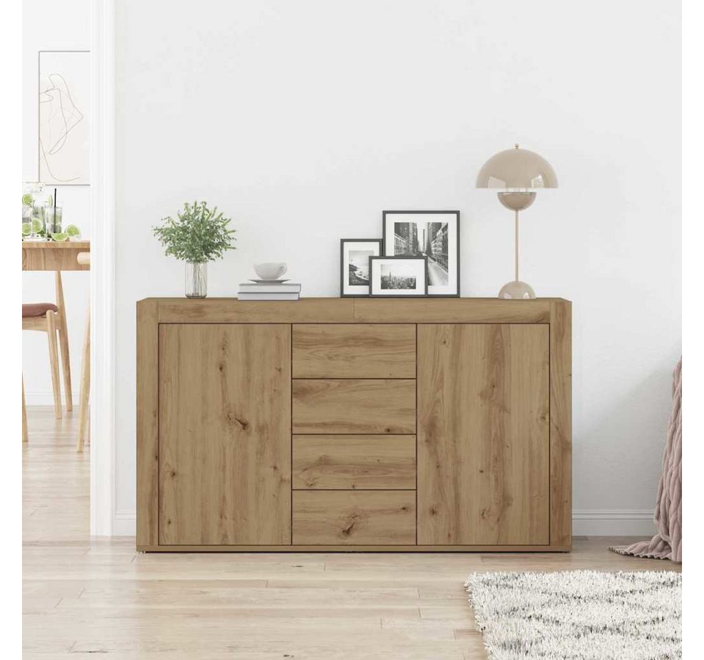 vidaXL Sideboard Sideboard Artisan-Eiche 120 x 36 x 69 cm Holzwerkstoff (1 St) – Bild 4 von 5