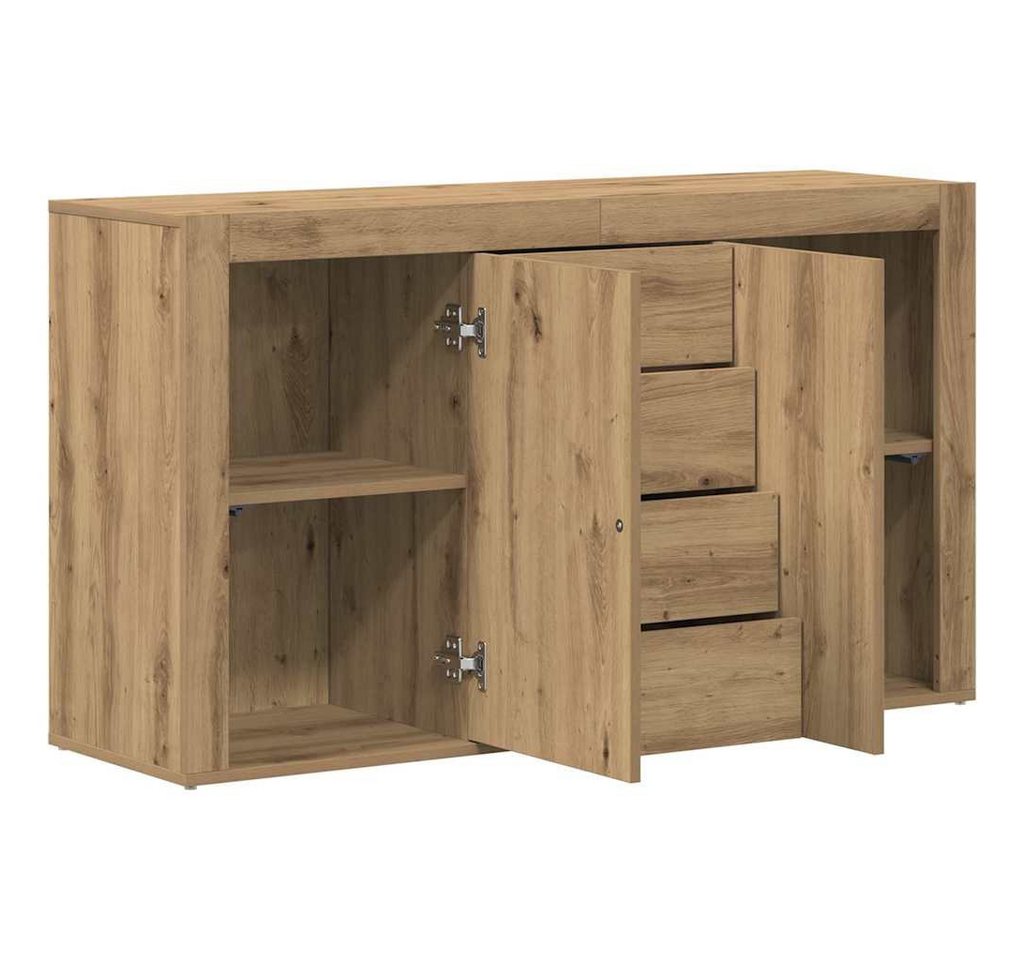 vidaXL Sideboard Sideboard Artisan-Eiche 120 x 36 x 69 cm Holzwerkstoff (1 St) – Bild 5 von 5