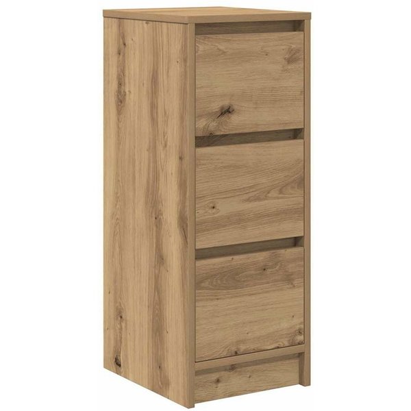 vidaXL Sideboard Sideboard Artisan-Eiche 29,5x34x76 cm Holzwerkstoff (1 St)