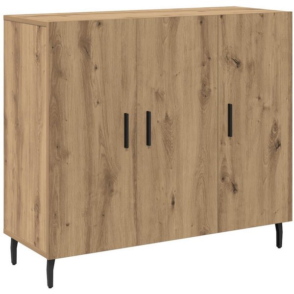 vidaXL Sideboard Sideboard Artisan-Eiche 90 x 34 x 80 cm Holzwerkstoff (1 St)