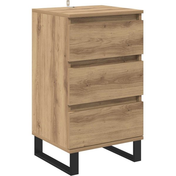 vidaXL Sideboard Sideboard Artisan-Eiche Holzwerkstoff (1 St)