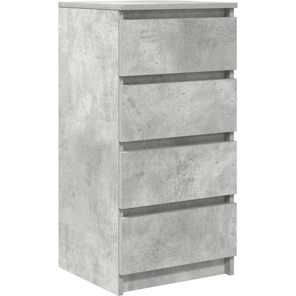 vidaXL Sideboard Sideboard Betongrau 37,5x35x76 cm Holzwerkstoff (1 St)