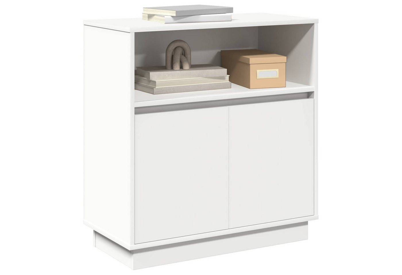 vidaXL Sideboard LED-Sideboard Weiß 71 x 34,5 x 75 cm Holzwerkstoff (1 St) – Bild 3 von 5