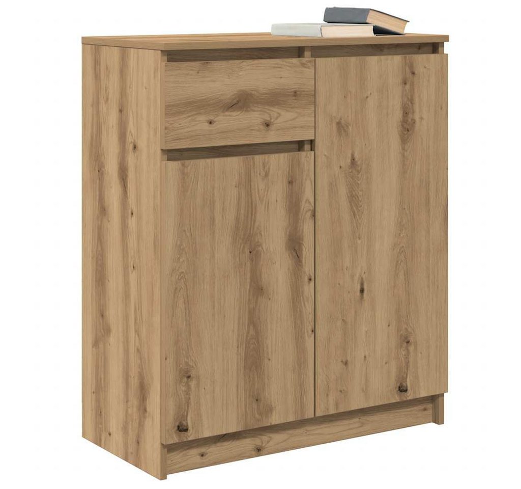 vidaXL Sideboard Sideboard mit Schublade Artisan-Eiche 71x35x84 cm Holzwerkstoff (1 St) – Bild 4 von 5