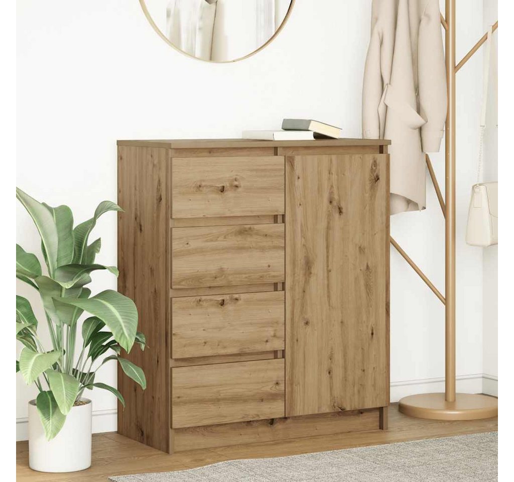 vidaXL Sideboard Sideboard mit Schubladen Artisan-Eiche 71x35x84cm Holzwerkstoff (1 St) – Bild 2 von 5